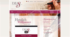 Desktop Screenshot of imas-meisterkurse.de